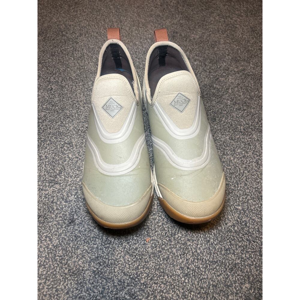 Muck Boot Co. Outscape Low Neoprene Mud Work Shoe Womens Size 10 Crockery Green